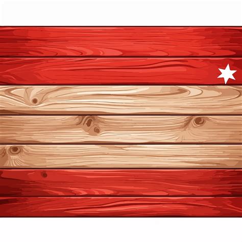 Patriotic Wooden Background In National Colors Vibrant And Decorative