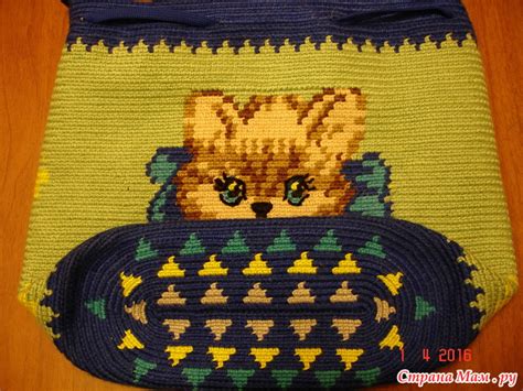 *Мочила ( рюкзак ) с котиком для девочки - Страна Мам