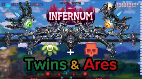 Terraria Calamity Infernum Mod Dreadon As Mage Twins Ares Youtube