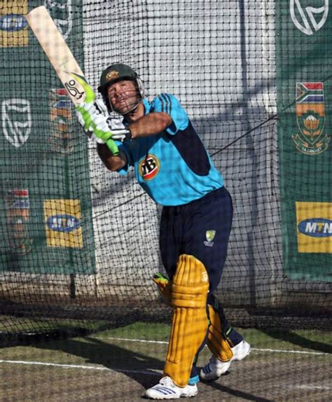 Michael Klinger With His Awards Espncricinfo