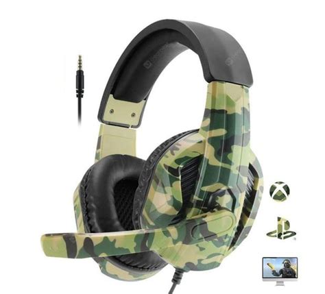 Fone De Ouvido Headset Gamer Pc Xbox One Ps Ps Camuflado B Max