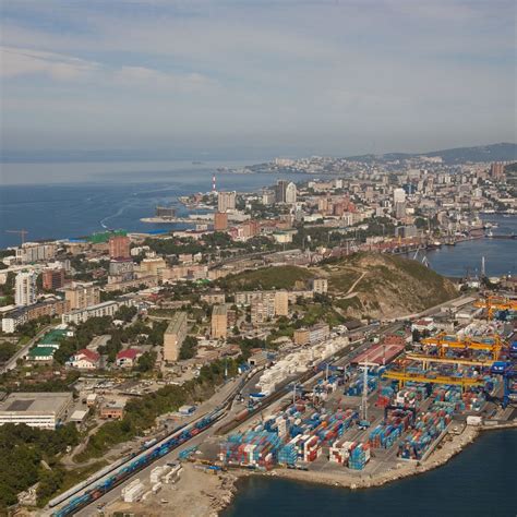 Vladivostok Ltima Parada Del Famoso Ferrocarril Transiberiano Esta