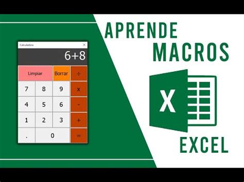 Aprende Macros Crear Tu Propia Calculadora En Excel Parte Youtube