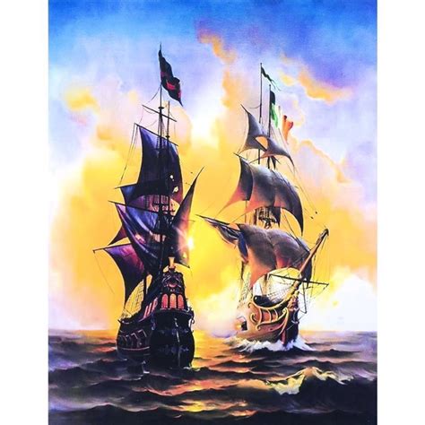 Алмазная мозаика на подрамнике картина стразами 40х50 см DIY Морская ...