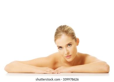 Portrait Nude Woman Sitting Desk Looking Stock Photo 258827948 Shutterstock