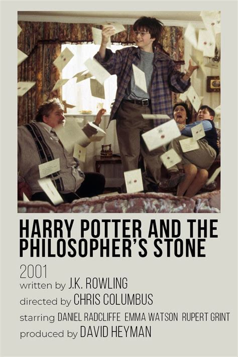Harry Potter And The Philosophers Stone Polaroid Poster Harry Potter