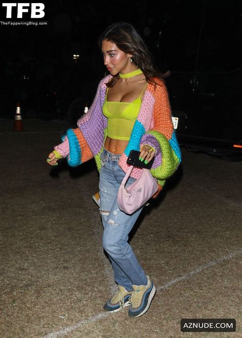 Chantel Jeffries Sexy Seen Flaunting Her Hot Tits In A Crop Top At The Coachella Music Festival