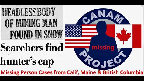 Missing David Paulides Presents Missing Person Cases From