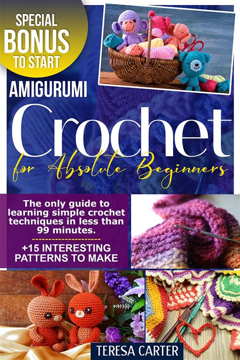 CROCHET FOR ABSOLUTE BEGINNERS: The Only Guide to Learning Simple ...