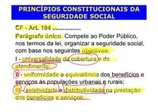 Nos Termos Constitucionais A Previdência Social É Um - Módulo 01 aula 002 - [seguridade social] - origem e evolução ...