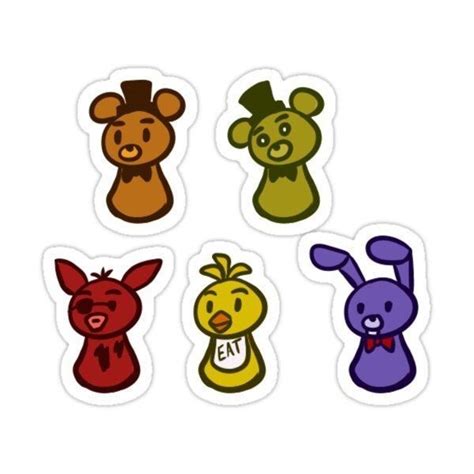 Pin By Chiarakiki On Five Nights At Freddy Cute Stickers Mini