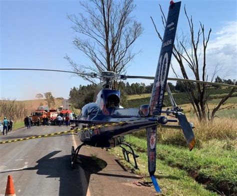 Equipes do SAMU e do Corpo de Bombeiros socorrem vítimas de acidente de