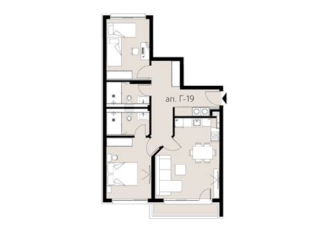 3 стаен – Г-19 – Дружба 2, Sirius Apartments – Sirius Apartments