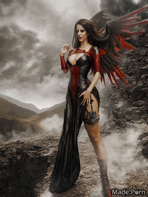 Porn Image Of Dark Dark Fantasy Long Hair Darkness Woman Laughing Short Created By AI