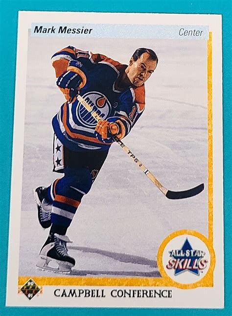 1990 Upper Deck AS 494 Mark Messier Edmonton Oilers Hockey Card G6 EBay