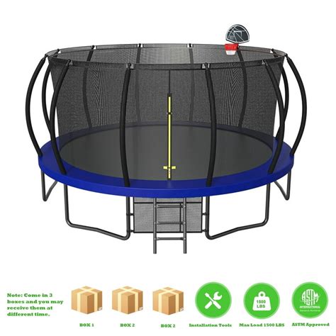 Trampoline Box Sizes For Different Shapes 5 To 15ft Dr Mentee