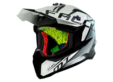 CASCO MT FALCON THR B2 GRIS BRILLO Racing Studio