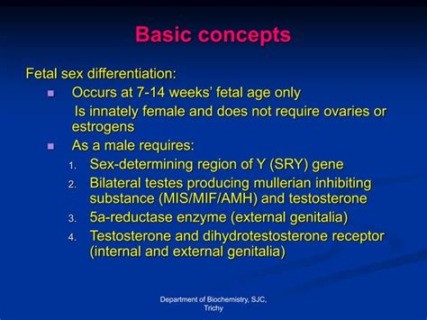 Sex Determination And Differentiation Ppt