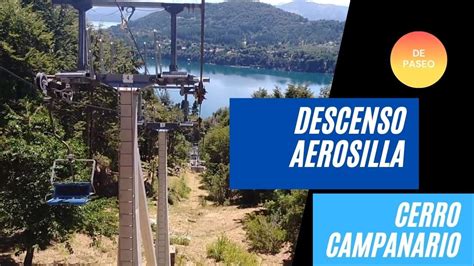 Aerosilla Cerro Campanario - AEROSILLA de CERRO CAMPANARIO , DESCENSO COMPLETO !!, Bariloche 2021 De ...