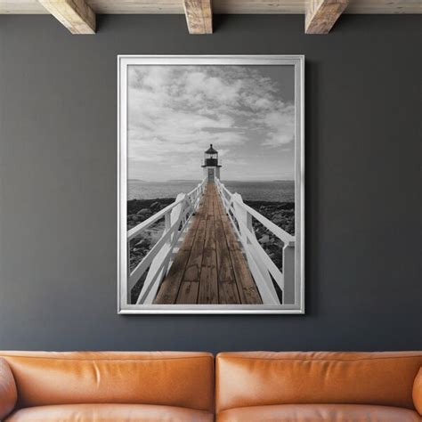 Longshore Tides Port Clyde Lighthouse Picture Frame Photograph On