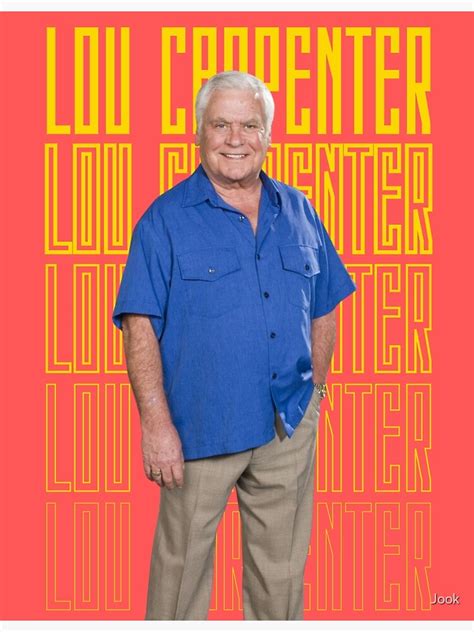 "Lou Carpenter" Poster for Sale by Jook | Redbubble