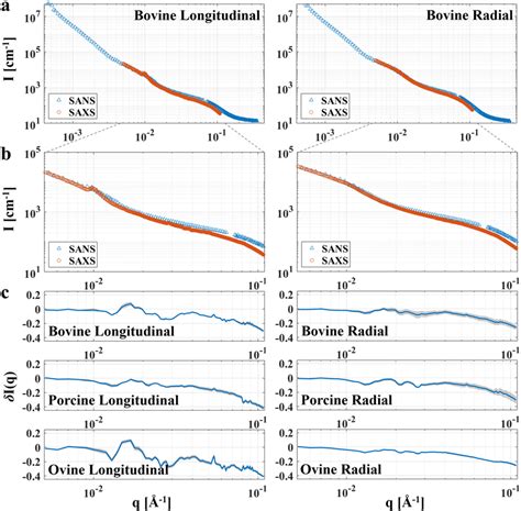 Comparison Of Absolute Intensity For Sans And Saxs In The Overlapping