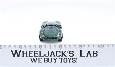 Lola GT70 Dark Green 1969 Redline Hot Wheels Mattel Vintage RL