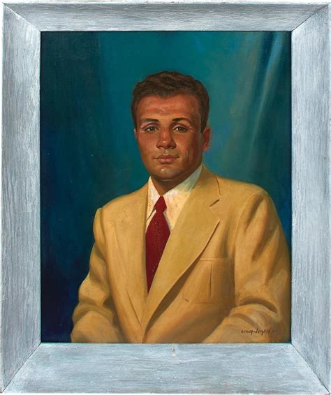 1950 Jake LaMotta Oil Painting That He Sat For as Champion (ex-Vicky ...