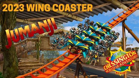 Chessington 2023 Coaster REVEALED B M Wing Coaster JUMANJI YouTube