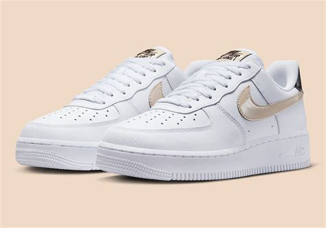 Patent Leather Tans And Dark Brown Accent The Nike Air Force 1 Hype