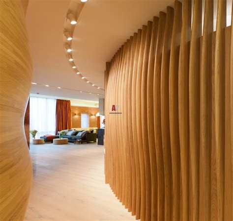 Деревянные ламели для стен - 66 фото