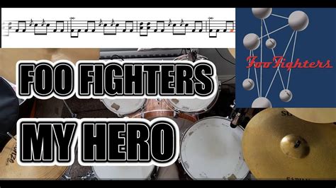 Foo Fighters My Hero Drum Cover With SHEET MUSIC YouTube