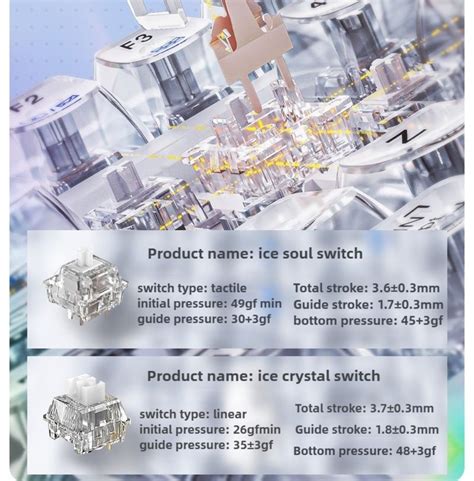 Aula F Pro Wireless Mechanical Keyboard Transparent Rgb Full Key Hot Swappable Bt G