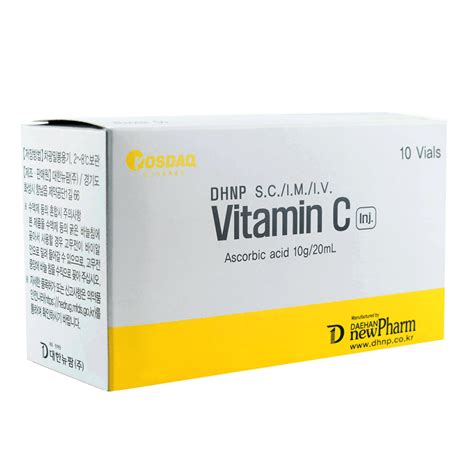 Buy G Vitamin C Vials Ascorbic Acid Ml Glow Up Supply