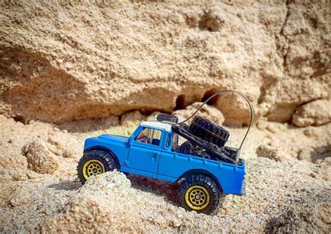 Hot Wheels Toy Truck In The Sandbox