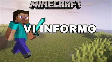 Vi Informo Sulla Vanilla Minecraft Ita Youtube