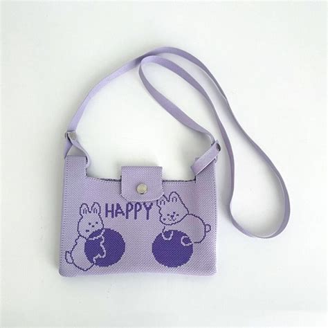 Karikatur Handtasche stricken Niedlich Handy tasche Für Mädchen eBay