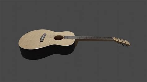 Acoustic Guitar Free 3d Model Cgtrader