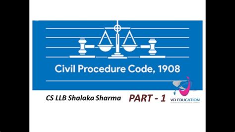 Civil Procedure Code I Part I Cs Executive I Introduction