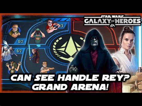 Swgoh Live Can Sith Eternal Emperor Take Down Rey With Ben Solo And