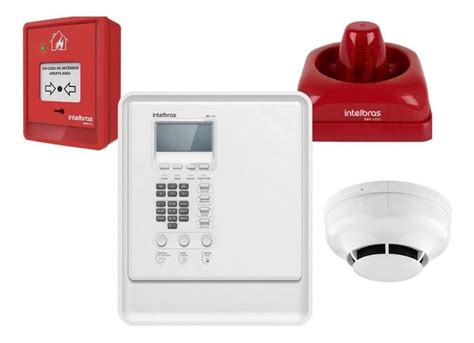 Kit Central Alarme Incendio Cie 1125 Intelbras 20 Zonas End Alarme