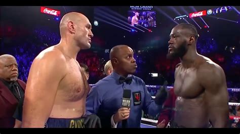 Tyson Fury Vs Deontay Wilder 2 Knockdowns Youtube