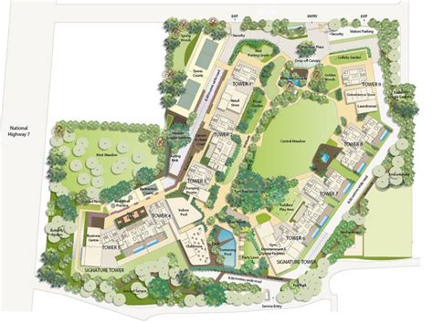 Embassy One Master Plan Project Layout With Master Plan