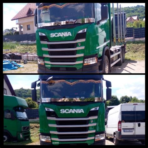 Podszybie Scania S R Next Generation INOX Lustro 10822139176