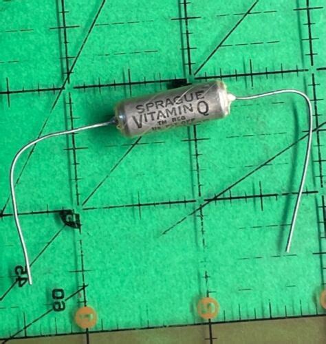 022uf 100v Sprague Axial Film Capacitor Vitamin Q Vintage Tone 5