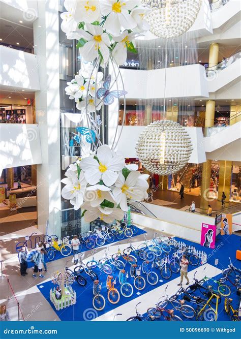 At Galereya (Gallery), Shopping Mall in St. Petersburg Editorial Image