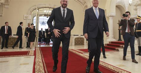 Preşedintele Consiliului European vine în România Charles Michel se va