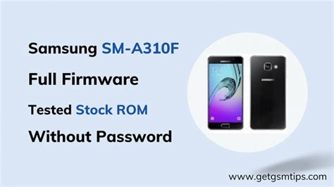 Samsung Galaxy A Sm A F Binary Full Firmware