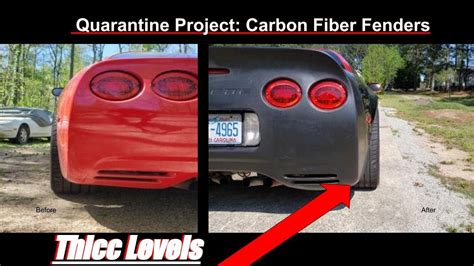 Installing Corvette Creationz C5 Corvette Wide Body Carbon Fiber