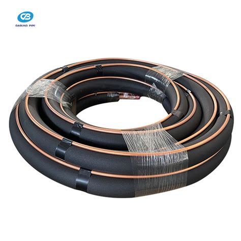 Black Rubber Ft Connecting Copper Tubes Insulation For Hvac Parts